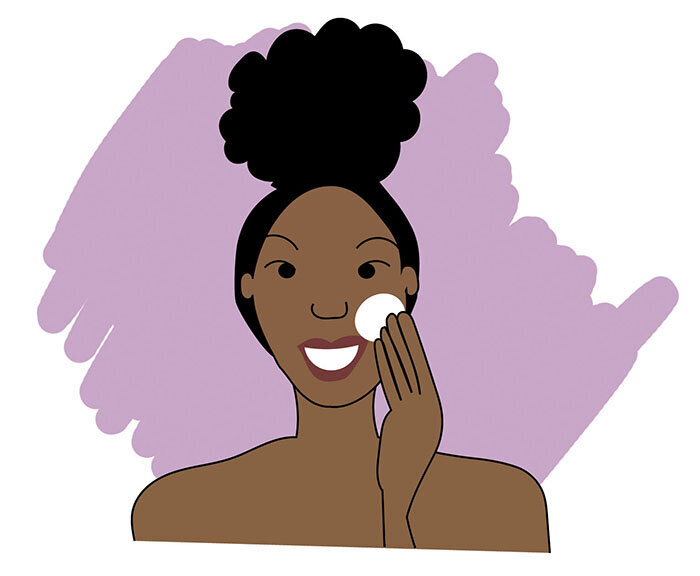 zenaba peau noire, peau éclatatant, teint uni